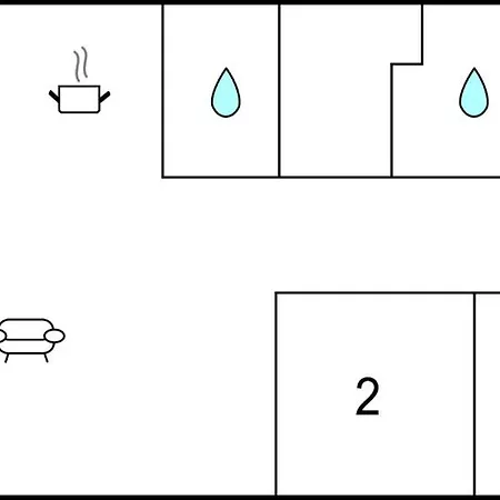 2 Bedroom Beautiful In Prázdninový dům *
